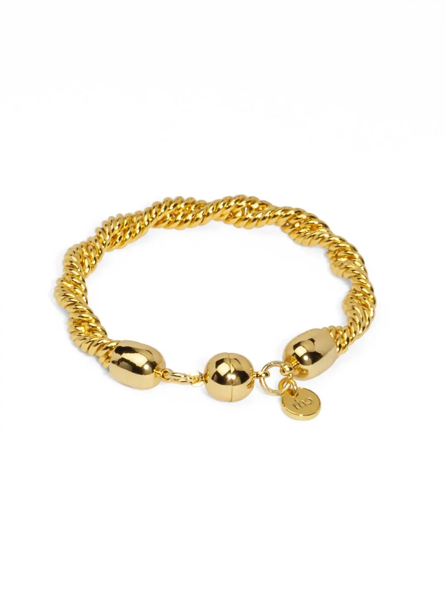 Rho - Women's Braided Twisting Links Bracelet - Rack Hunt