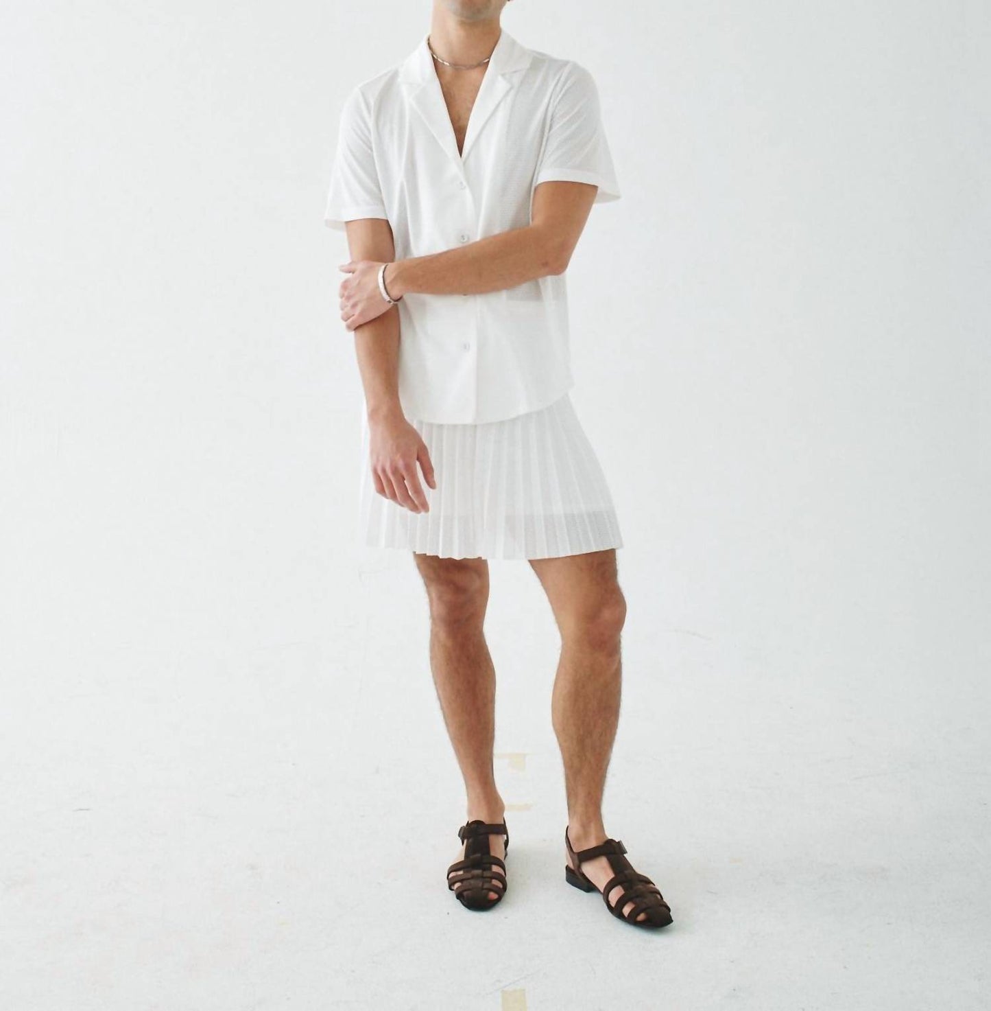Basketball Mesh Mini Skirt