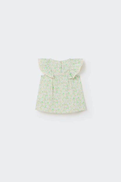 Girl's Bright Floral Baby Dress