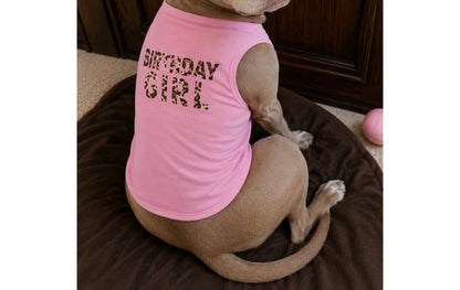 Birthday Girl Dog Tutu Set