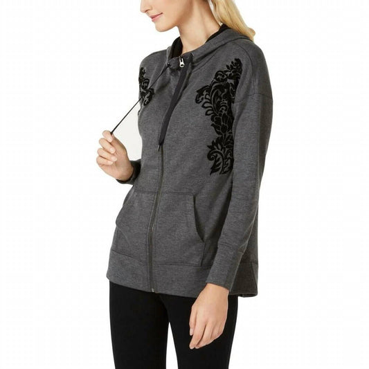 Activewear Flocked Hoodie