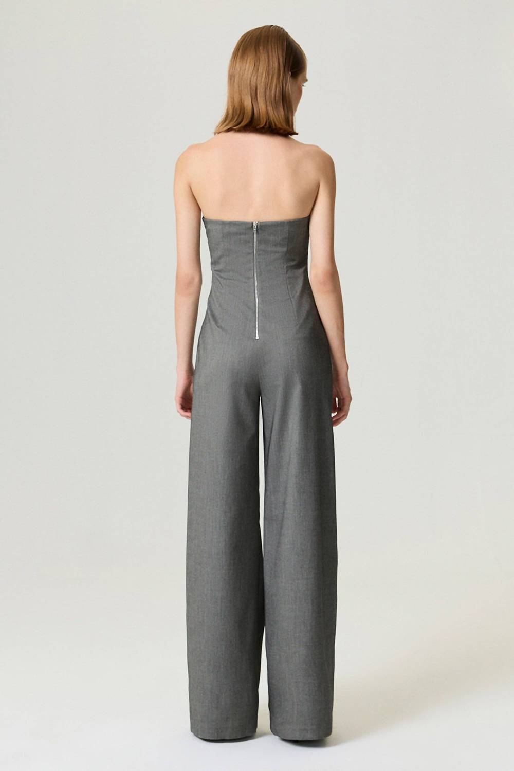 Soho Tailored Strapless Jumpsuit