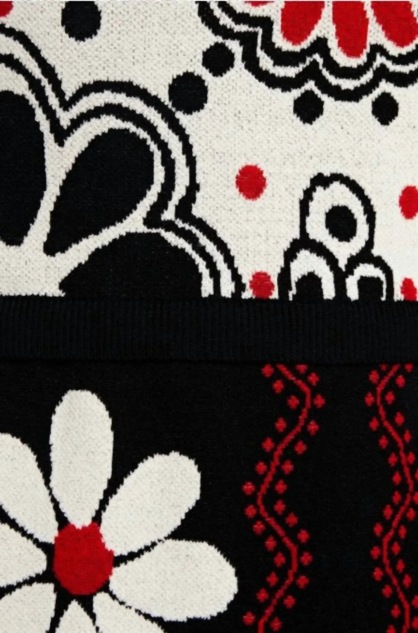 RED VALENTINO - Jacquard-knit Mini Dress - Rack Hunt