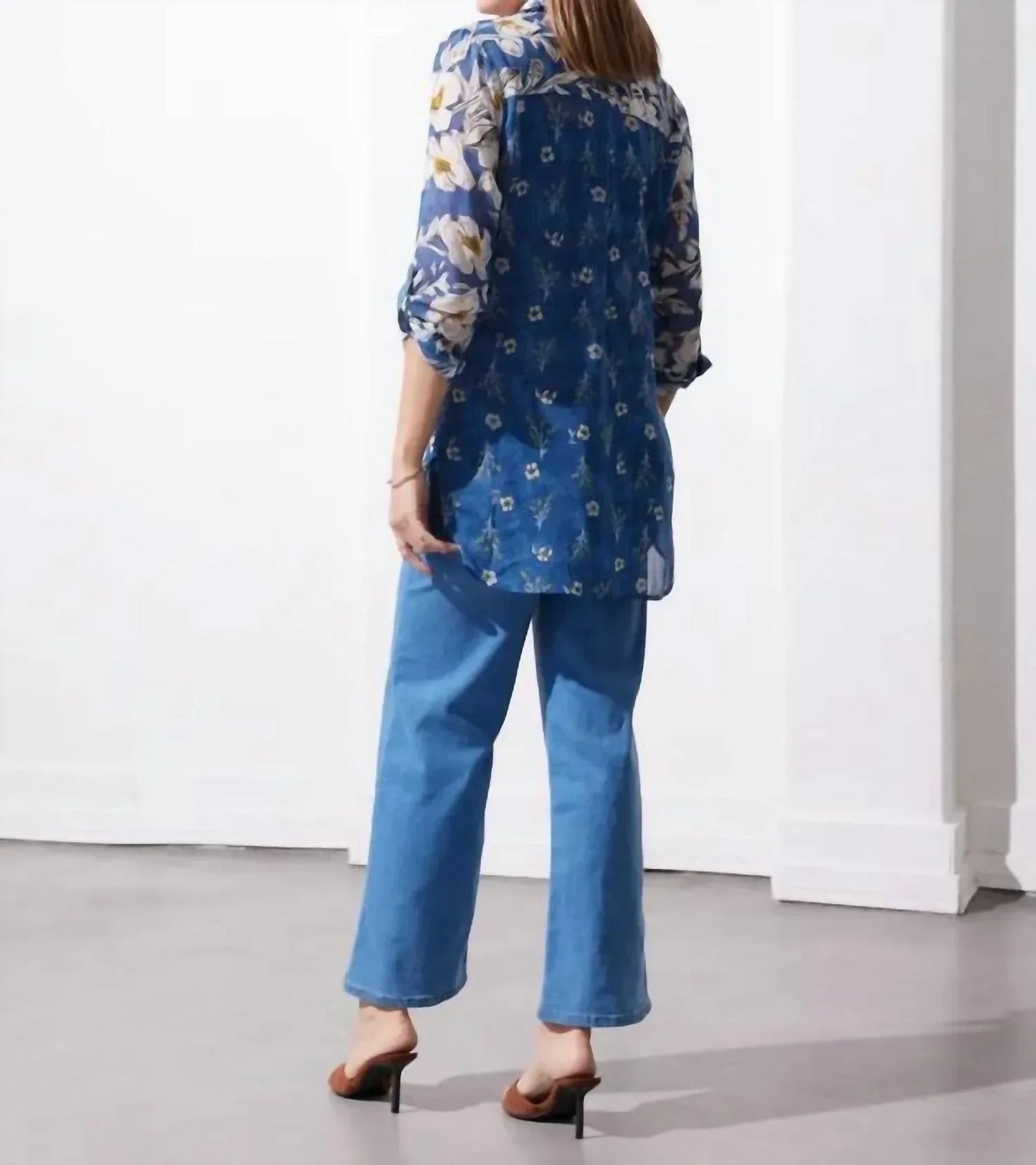 Olive Hill - Drawn Floral Blouse - Rack Hunt