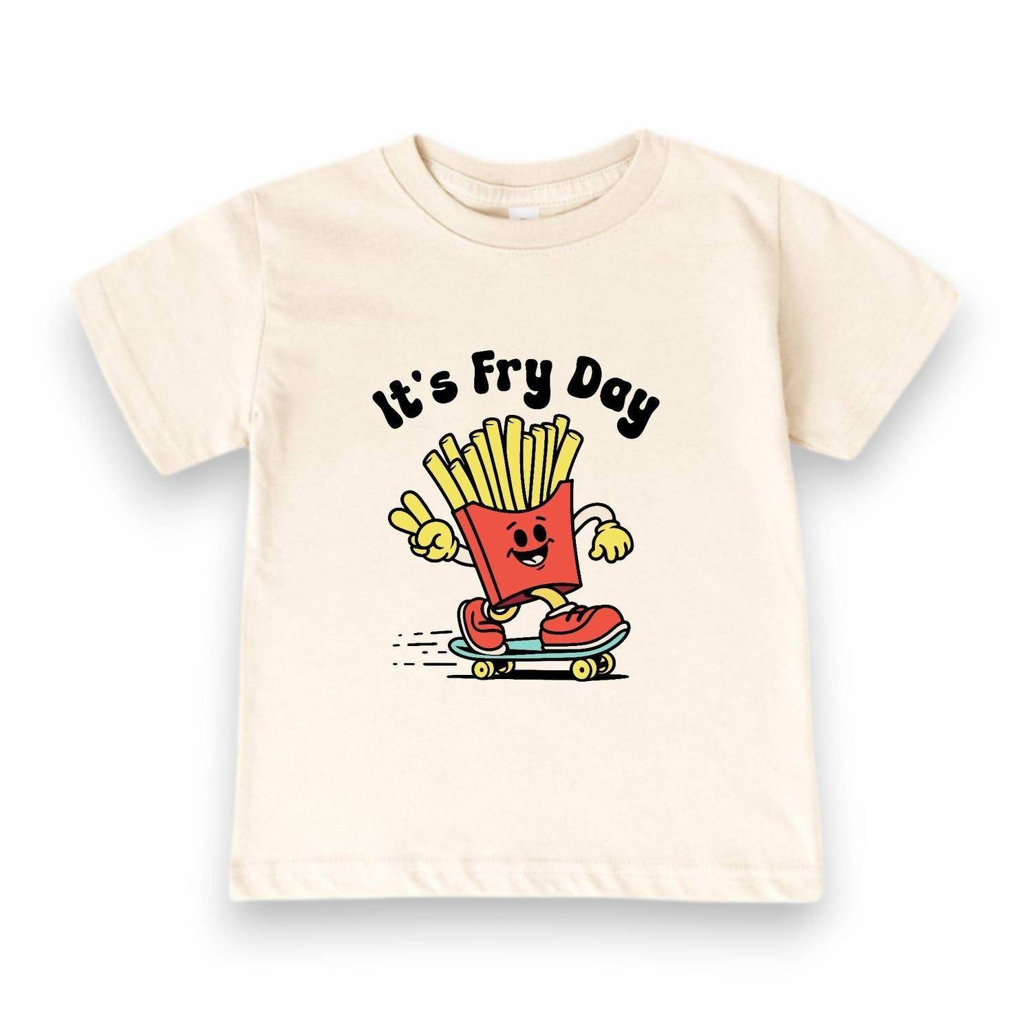 Best Day Ever Kids - Kid's Graphic T-shirt It's Fry Day Tee - Rack Hunt -