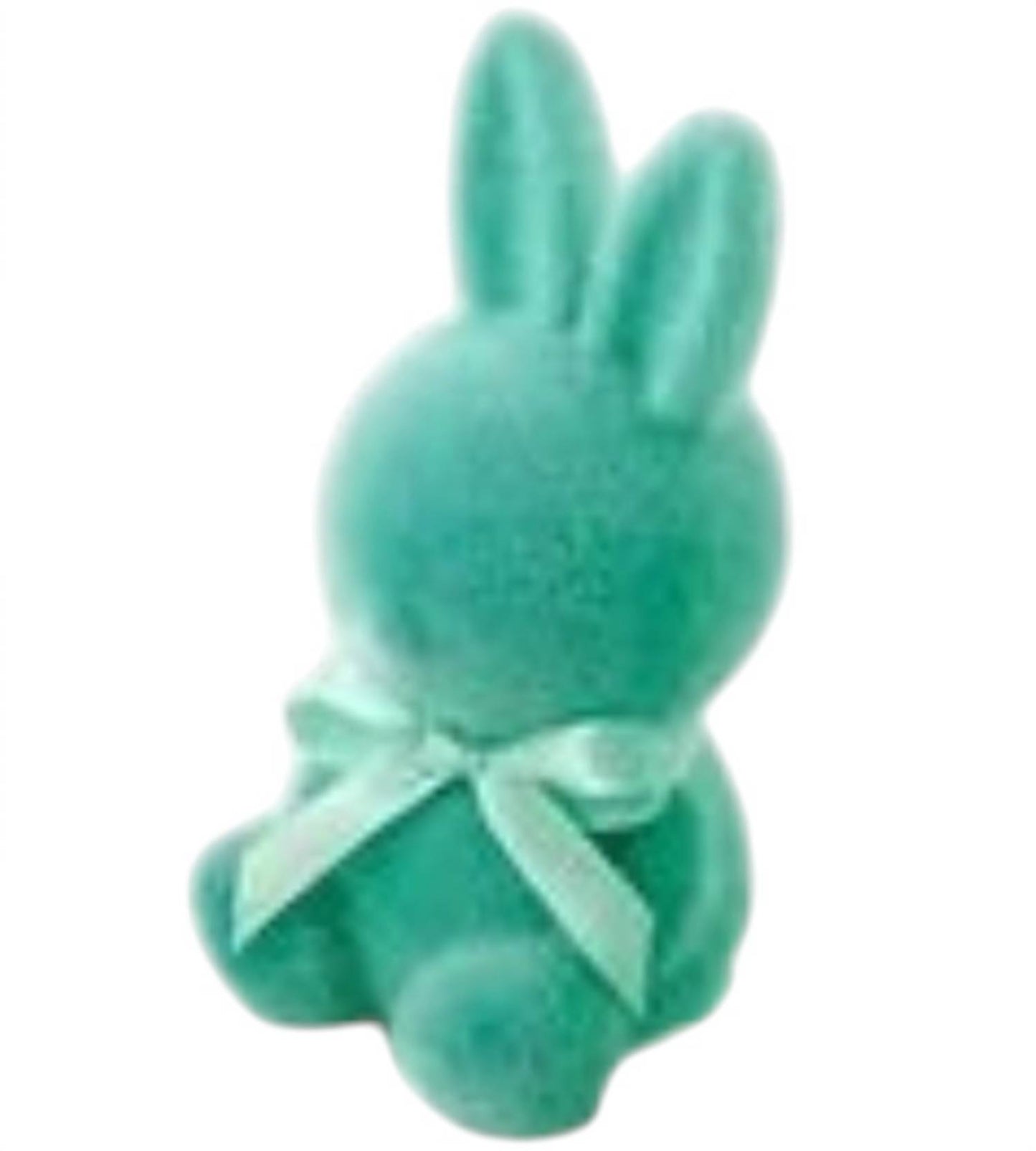 Flocked Sitting Bunny