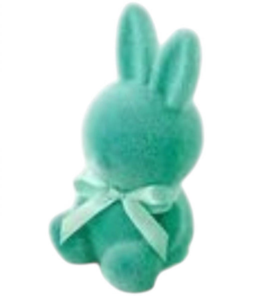 Flocked Sitting Bunny