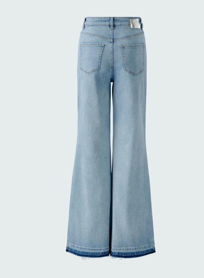 Wide-cut Flared Jeans