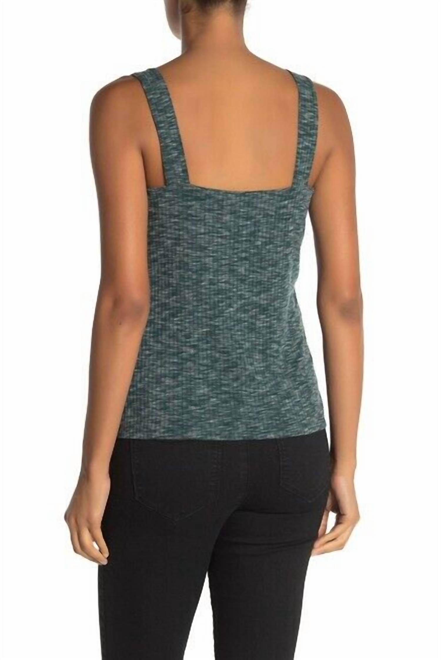 Bobeau - Ribbed Marl Tank Top - Rack Hunt -