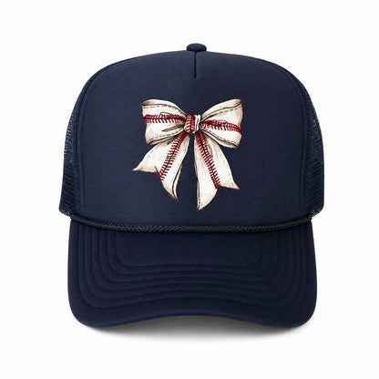 Women's Baseball Bow Trucker Hat