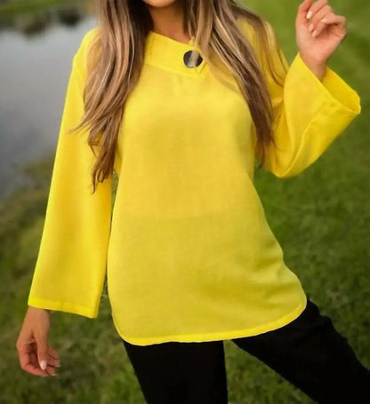 Fridaze - Georgia Linen Pullover Top - Rack Hunt