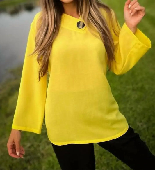 Fridaze - Georgia Linen Pullover Top - Rack Hunt