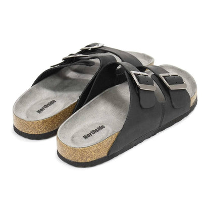 Men's Raegan Leather Strap Cork Sandal