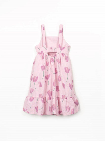 Girls Woven Tulip Dress