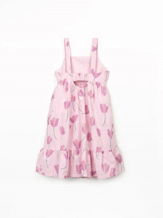 Girls Woven Tulip Dress