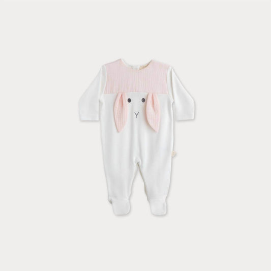 Baby Gi - Girl's Bunny Baby Grow For Cozy Cuddles Rompers - Rack Hunt -