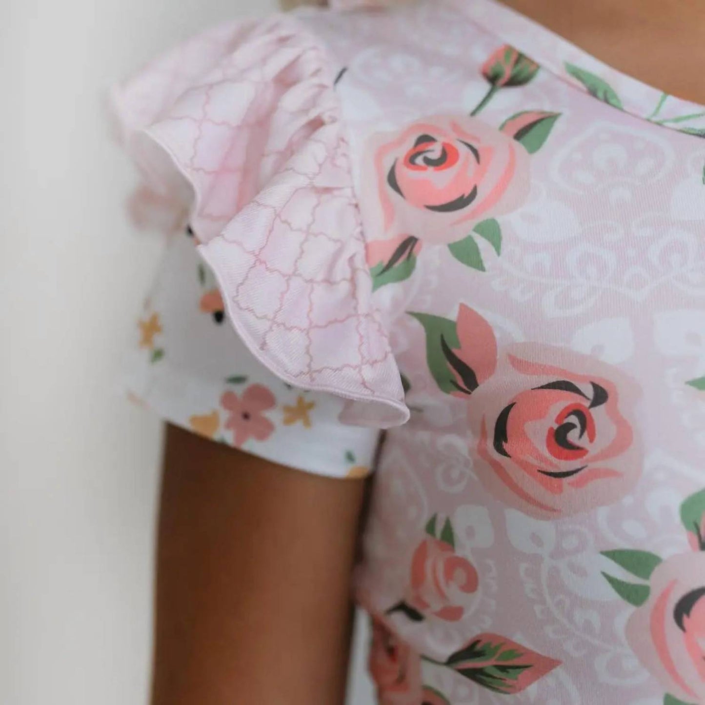 Rose Skirted Leotard