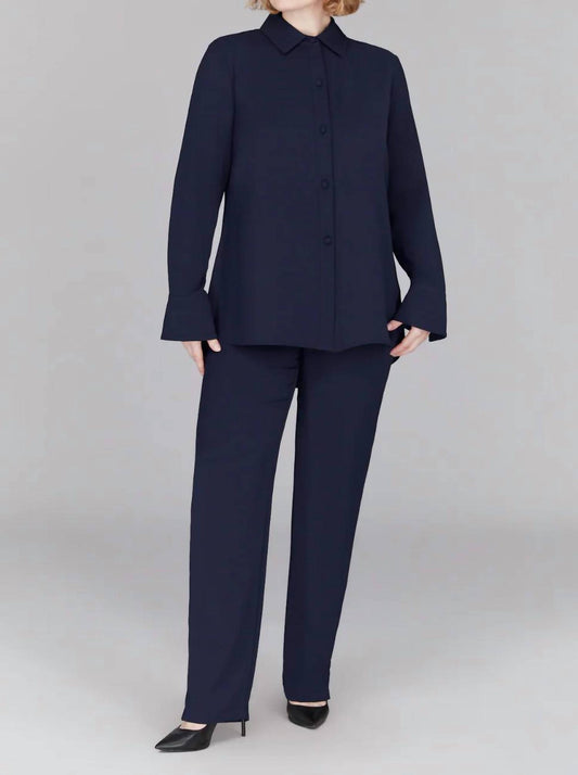 Lustrous Crepe Essential Narrow Leg Pant