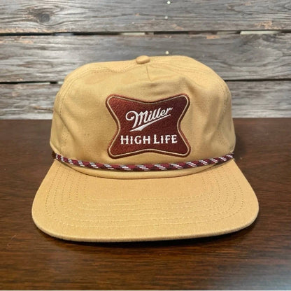 Women's Miller High Life Vintage Style Rope Snapback Trucker Hat