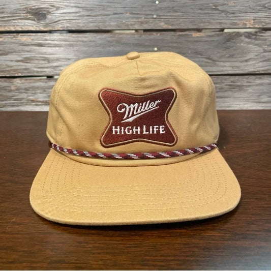 Women's Miller High Life Vintage Style Rope Snapback Trucker Hat