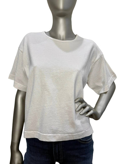 Crew Neck Short Sleeve Crop Tee