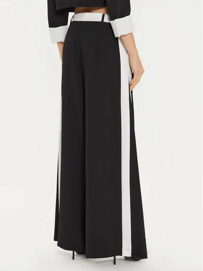 Imperial - Side Contrast Stripe Belted Pants - Rack Hunt