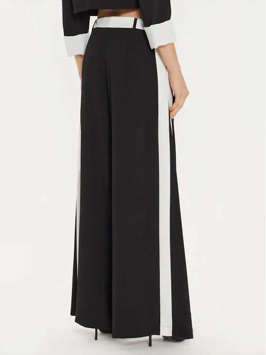 Imperial - Side Contrast Stripe Belted Pants - Rack Hunt