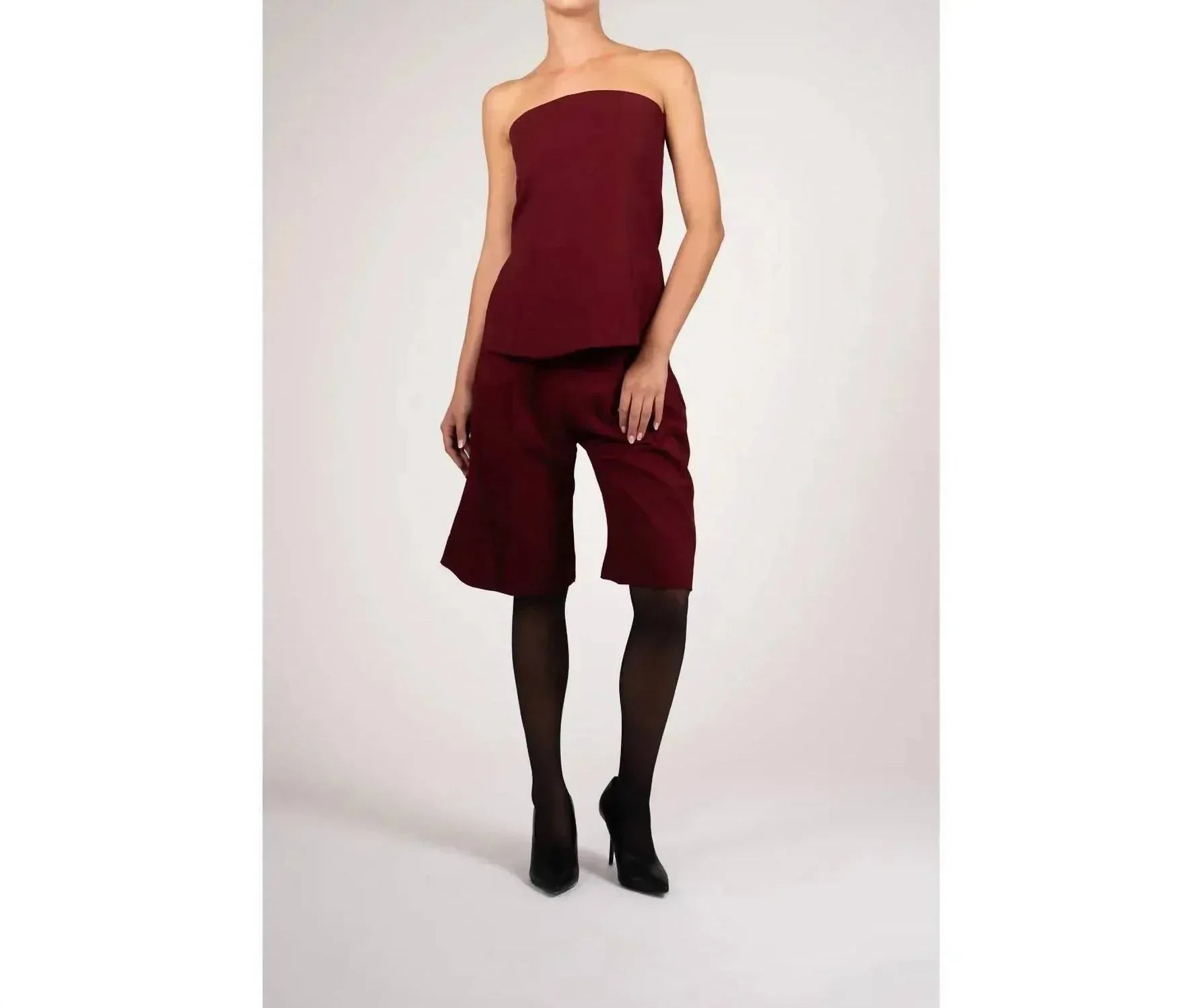 parentezi - Gabriel Faux Wool Culotte Pants - Rack Hunt