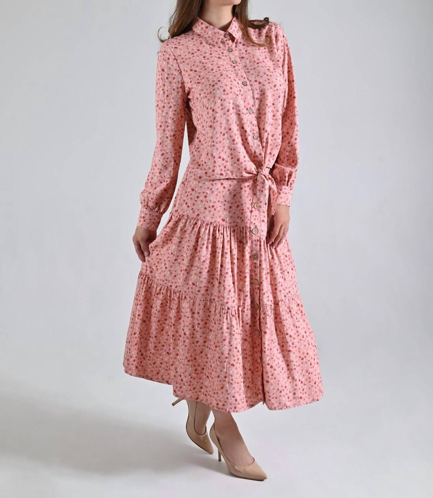 Dressy Polka Skirt Set