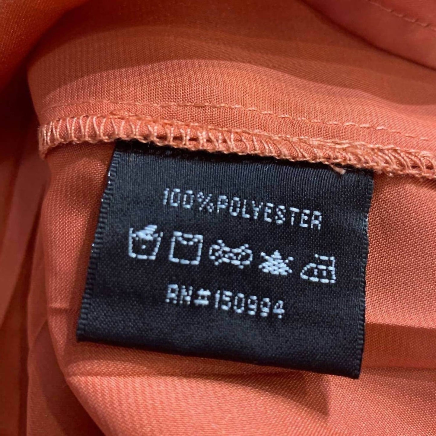 belldini - Ginger Spice Button Down Long Sleeve Back Pleated Blouse - Rack Hunt -