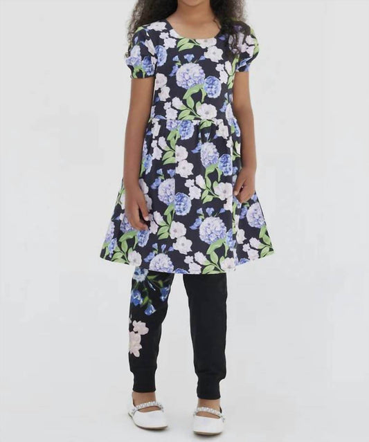 Sasha+Z - Hydrangea Printed Poplin Dress - Rack Hunt -
