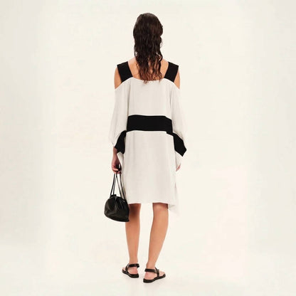 Dimensional Play Mini Tunic Dress