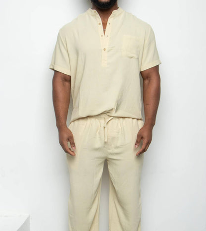 Wellington Linen Pants And Top Set