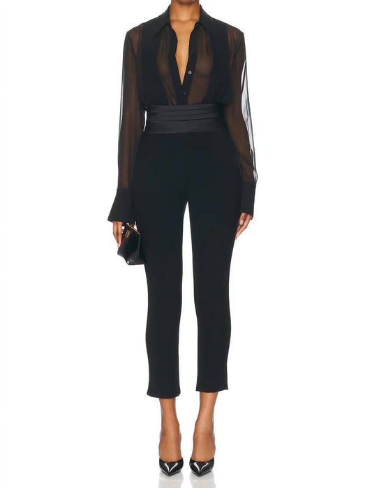 Tuxedo Cigarette Pants