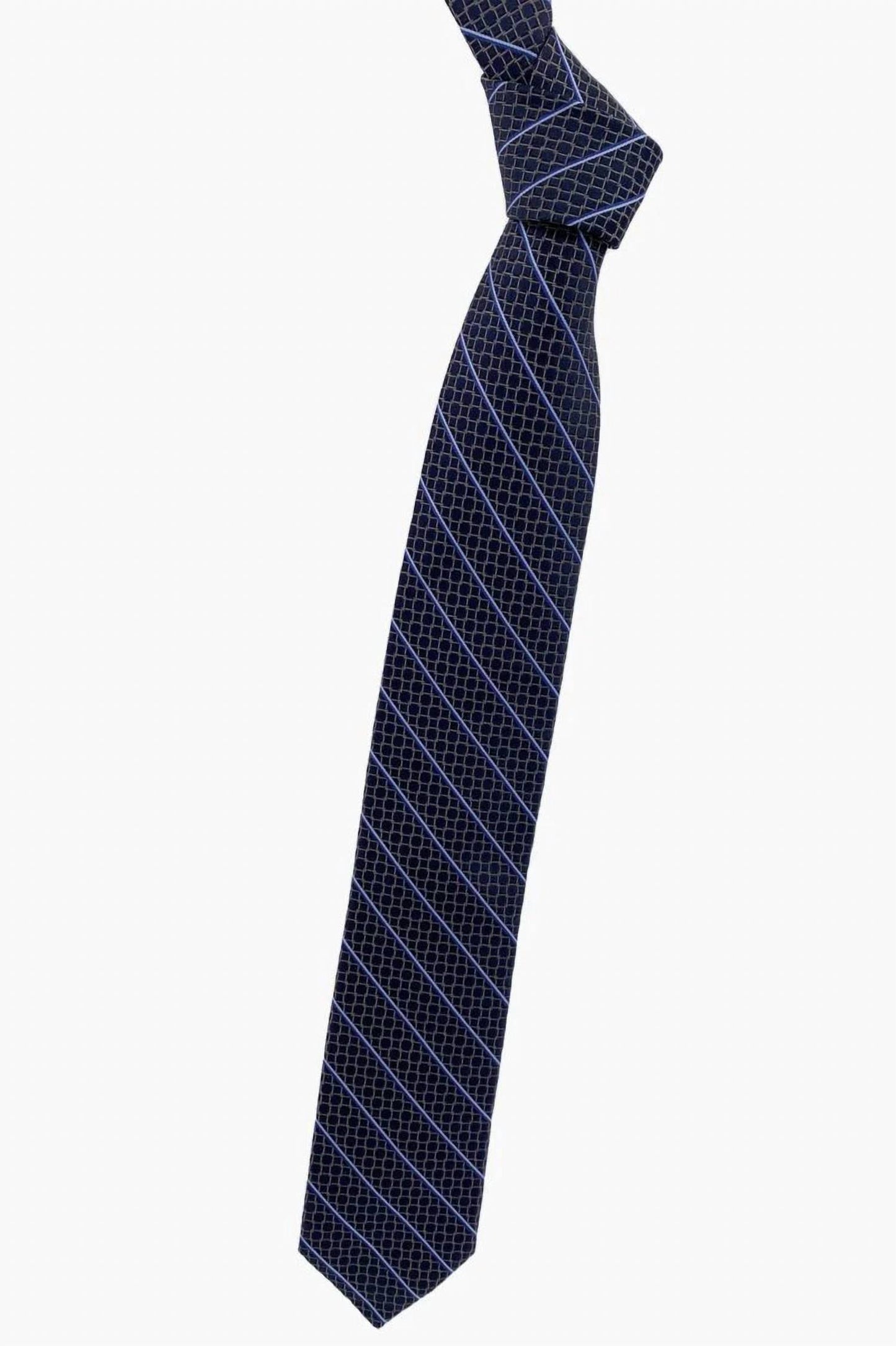 Men's Stripe Best Of Class Woven Silk Tie