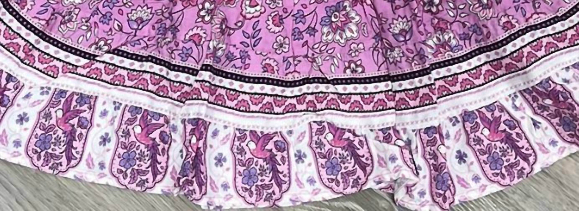 BELA & NUNI - Girl's Floral Ruffle Button Dress - Rack Hunt -