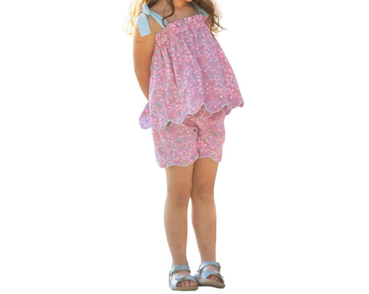 Girls Sugar Bloom Short Set
