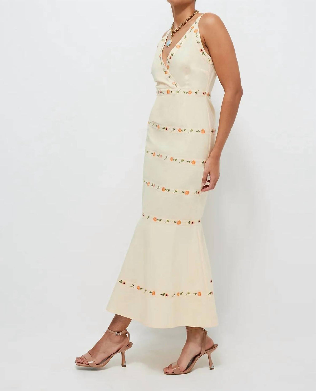 Alanca Illes Des Ziles Midi Dress