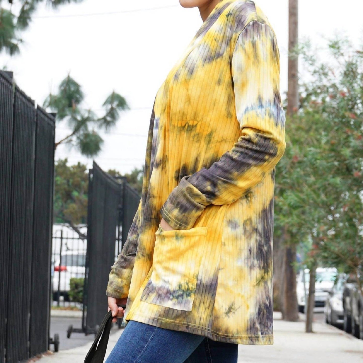 Aria Collection - Tie Dye Cardigan - Rack Hunt -