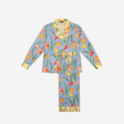 Organic Printed Long Pajama Set
