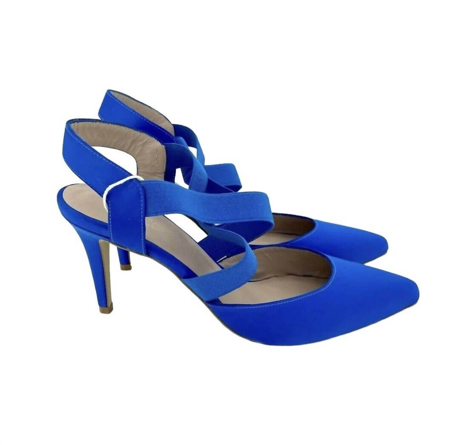 Daniele Ancarani - Women's Satin Pointed Toe Pumps Stiletto Heels - Rack Hunt -