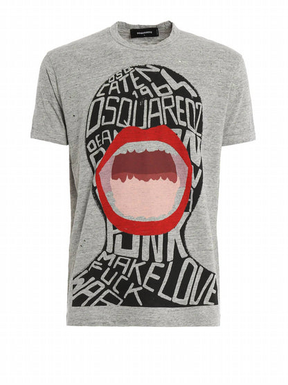Women's Drilled And Printed T-shirt