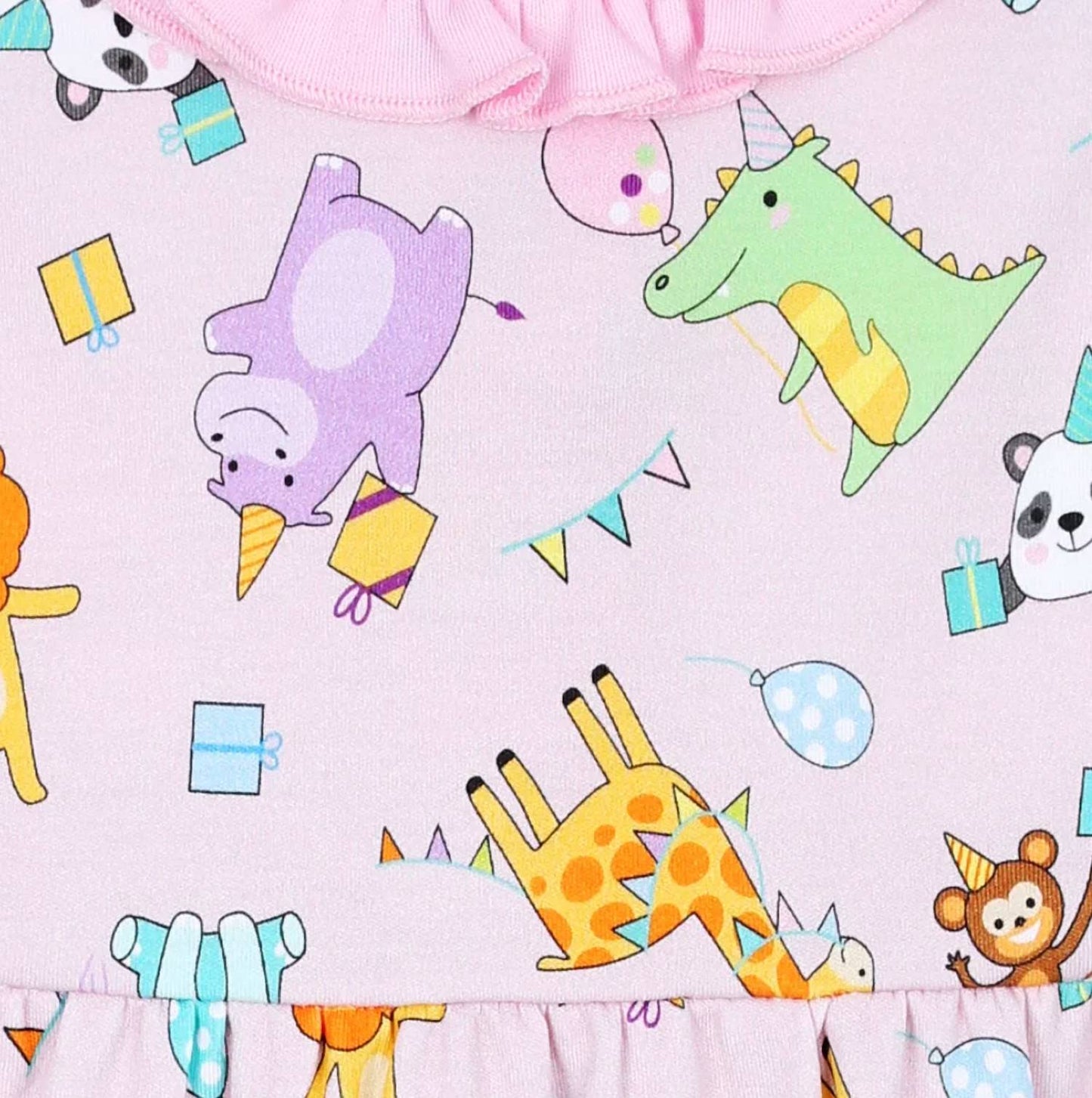 Kids' Cake Present Party Printed Flutters Bubble