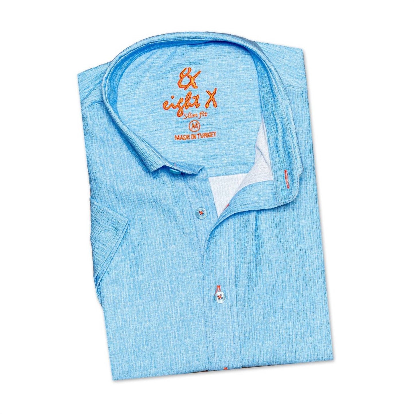 Seersucker Short Sleeve Button Down