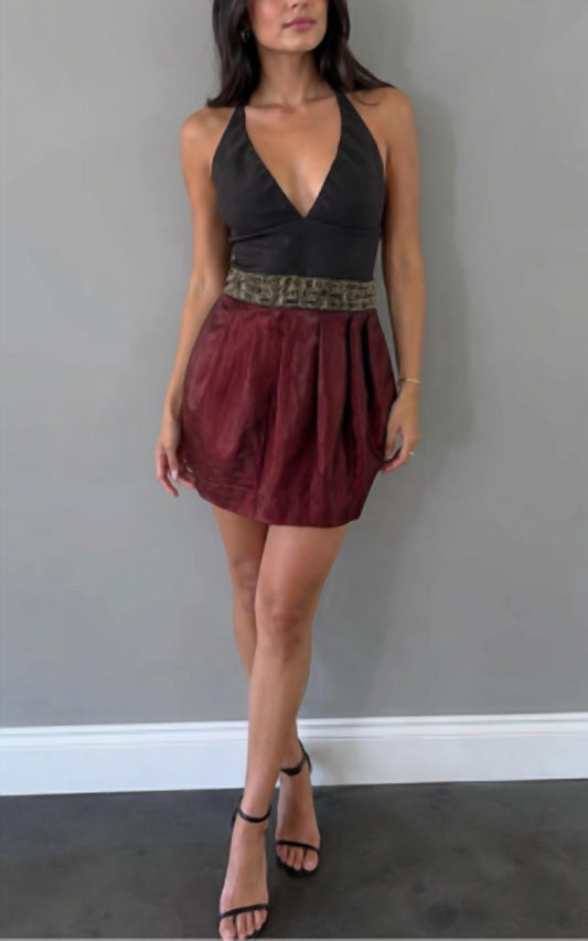 Beaded Mini Dress