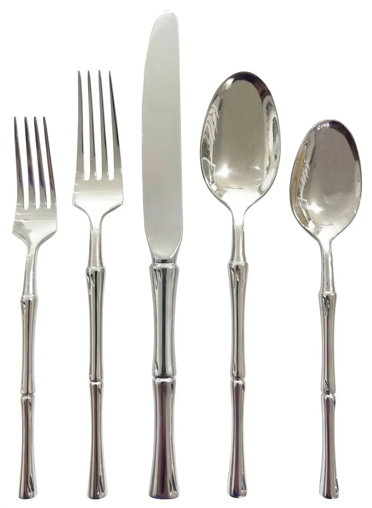 Godinger - Rattan Mirrored 20 Piece Flatware Set - Rack Hunt