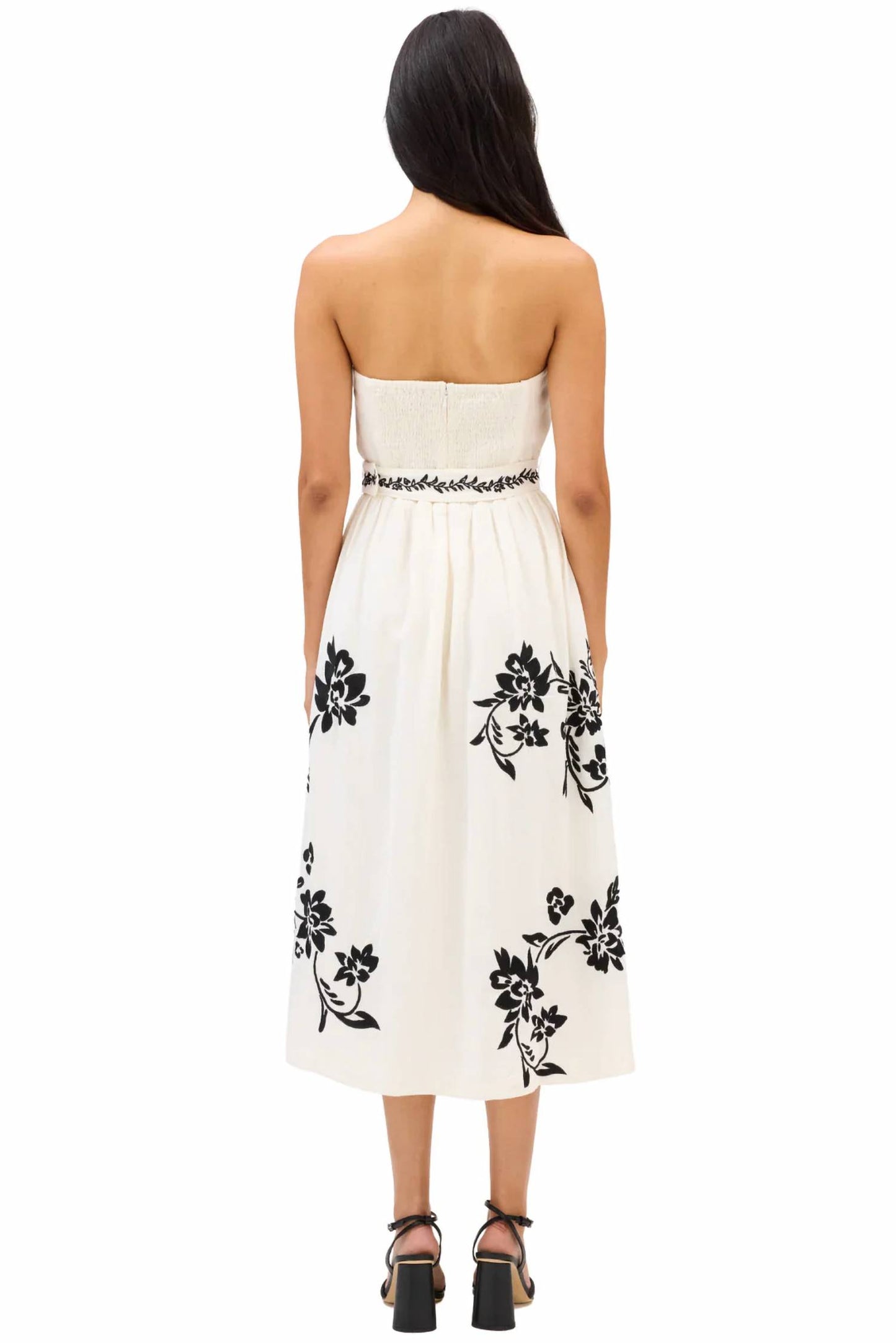 Claire Strapless Midi Dress