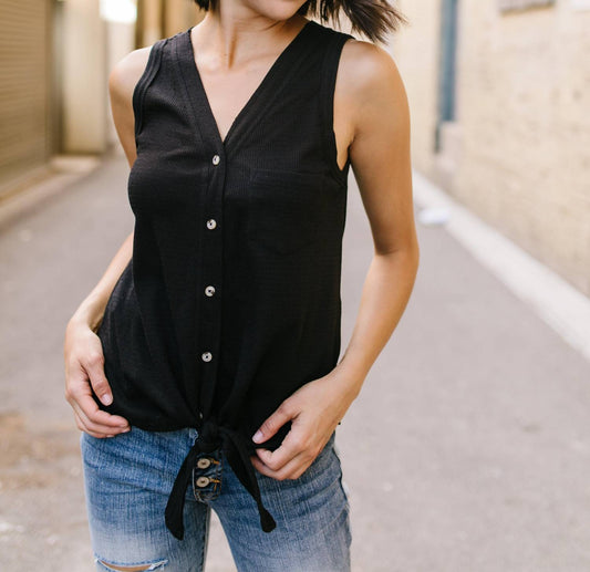 Rita Ribbed Tank Top