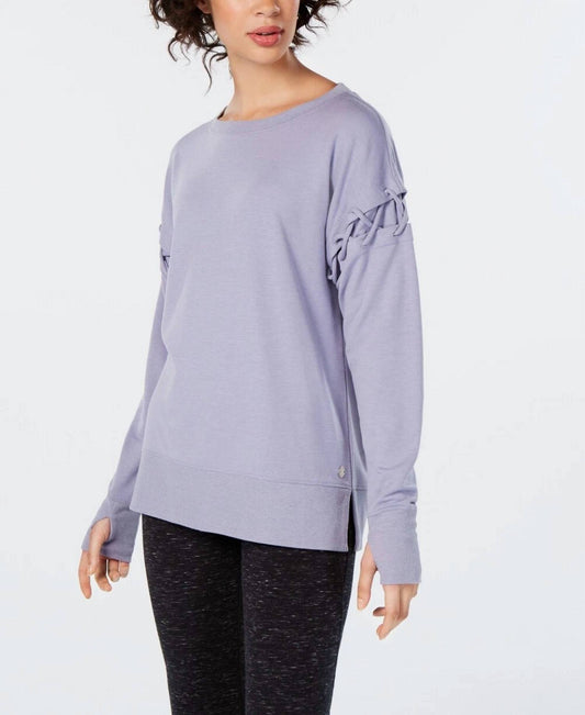 Activewear Criss Cross Crewneck Sweatshirt