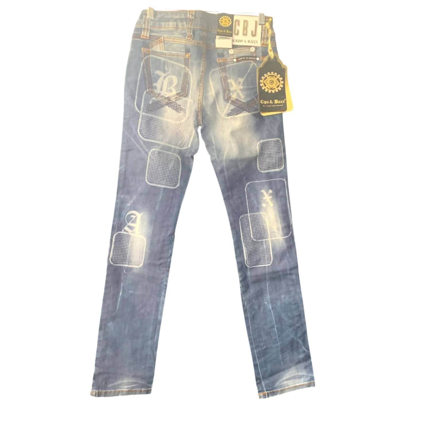 Cipo & Baxx - Women's Durable Vintage Denim Jeans - Rack Hunt -